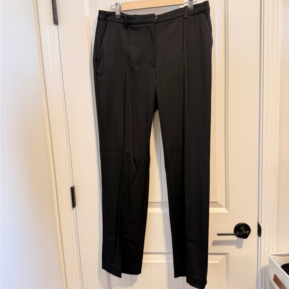 H&M Satin Black Dress Pants